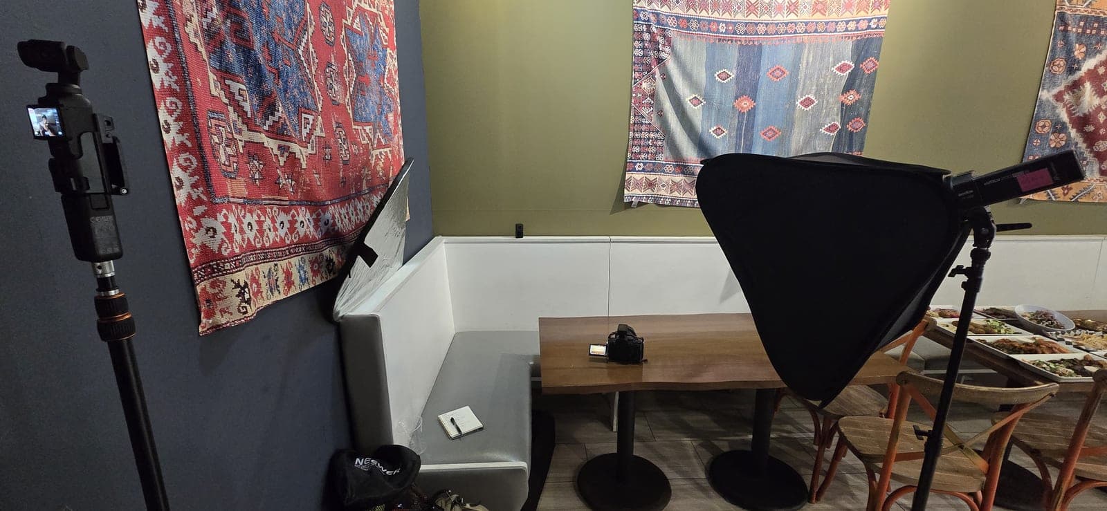Client-space lighting setup